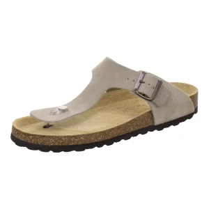 Zehensteg Sandalen Herren quarz Veloursleder