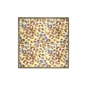 Sommerschal im Leolook – Klassisches Halstuch & Taschenaccessoire 70 x 70 cm
