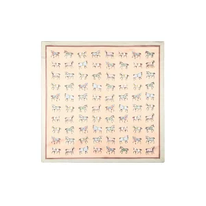 Sommerschal mit Pferdemotiv – Vielseitiges Halstuch & Taschenaccessoire aus Polyester 70 x 70 cm